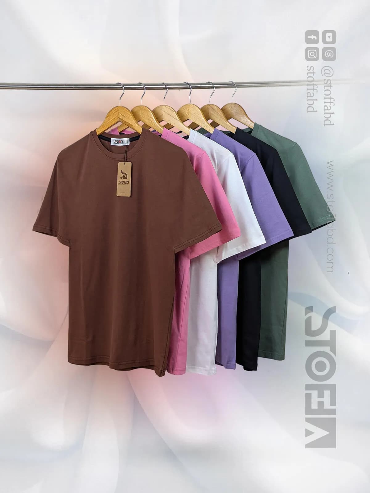 Girls/Ladies Over Sized Solid Cotton T-Shirt