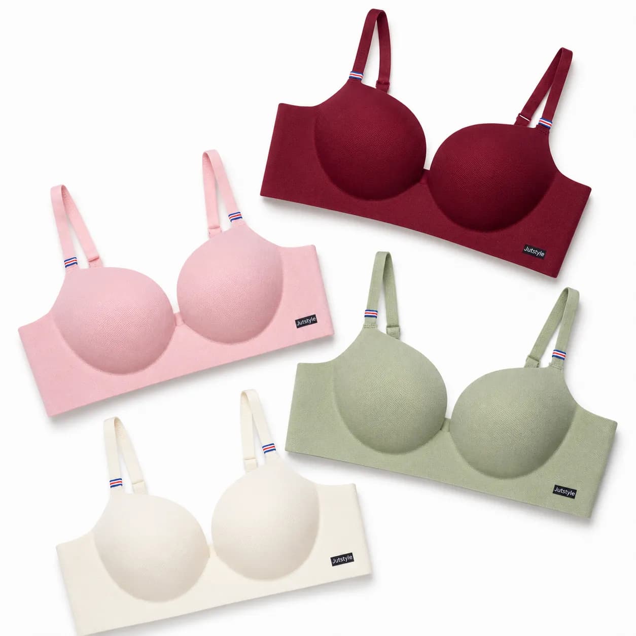 Comfort Fit Wireless Padded Seamless Bra for Women