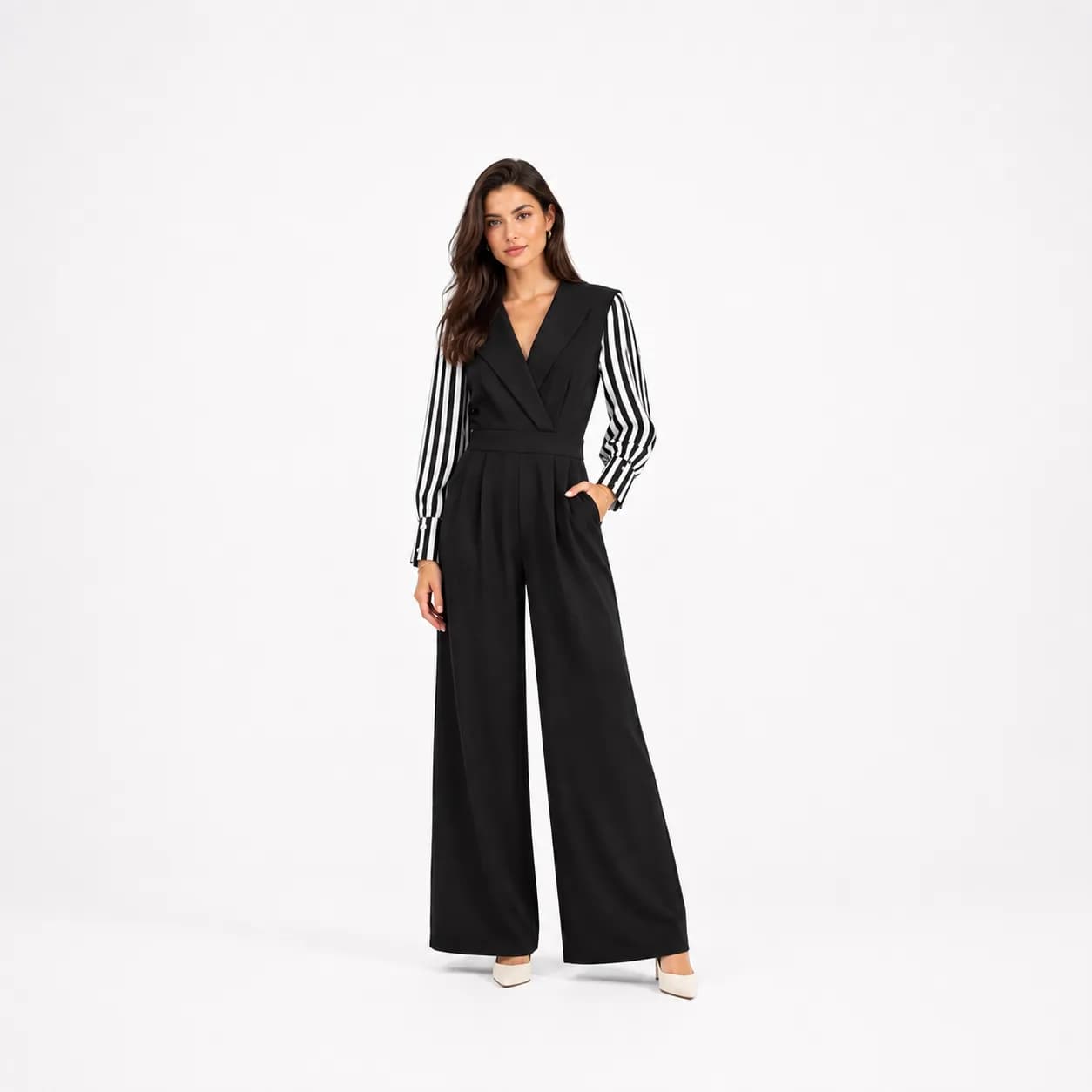 Premium Black Wide Leg Jumpsuit for Women