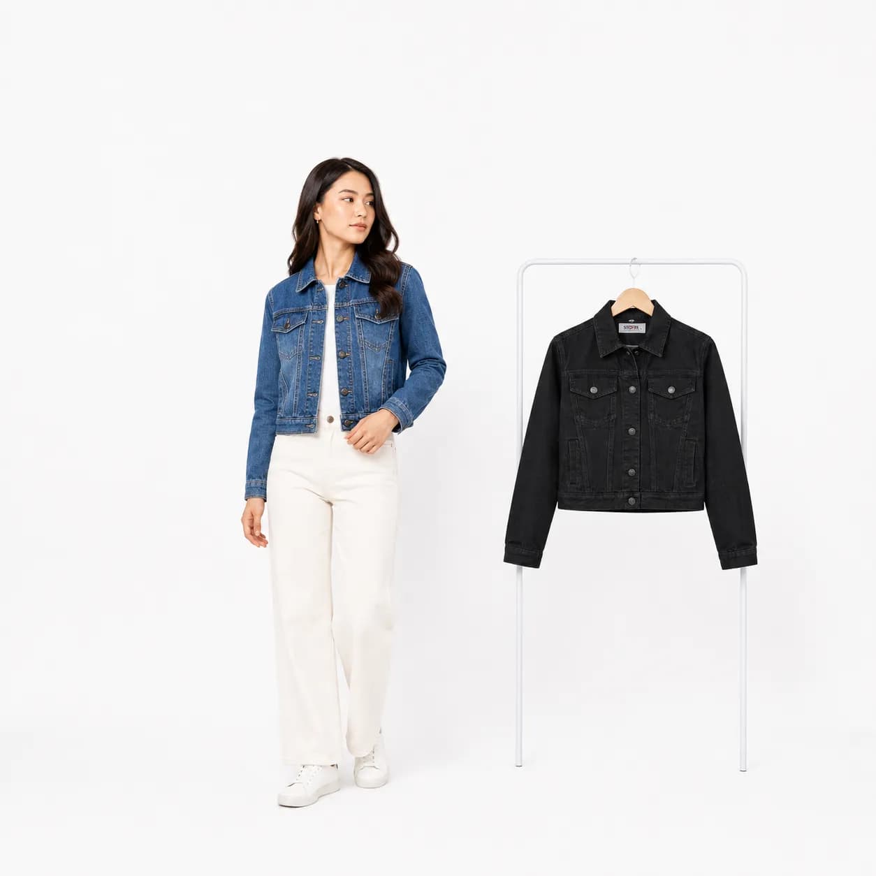 Girls/Ladies Denim Short Jacket