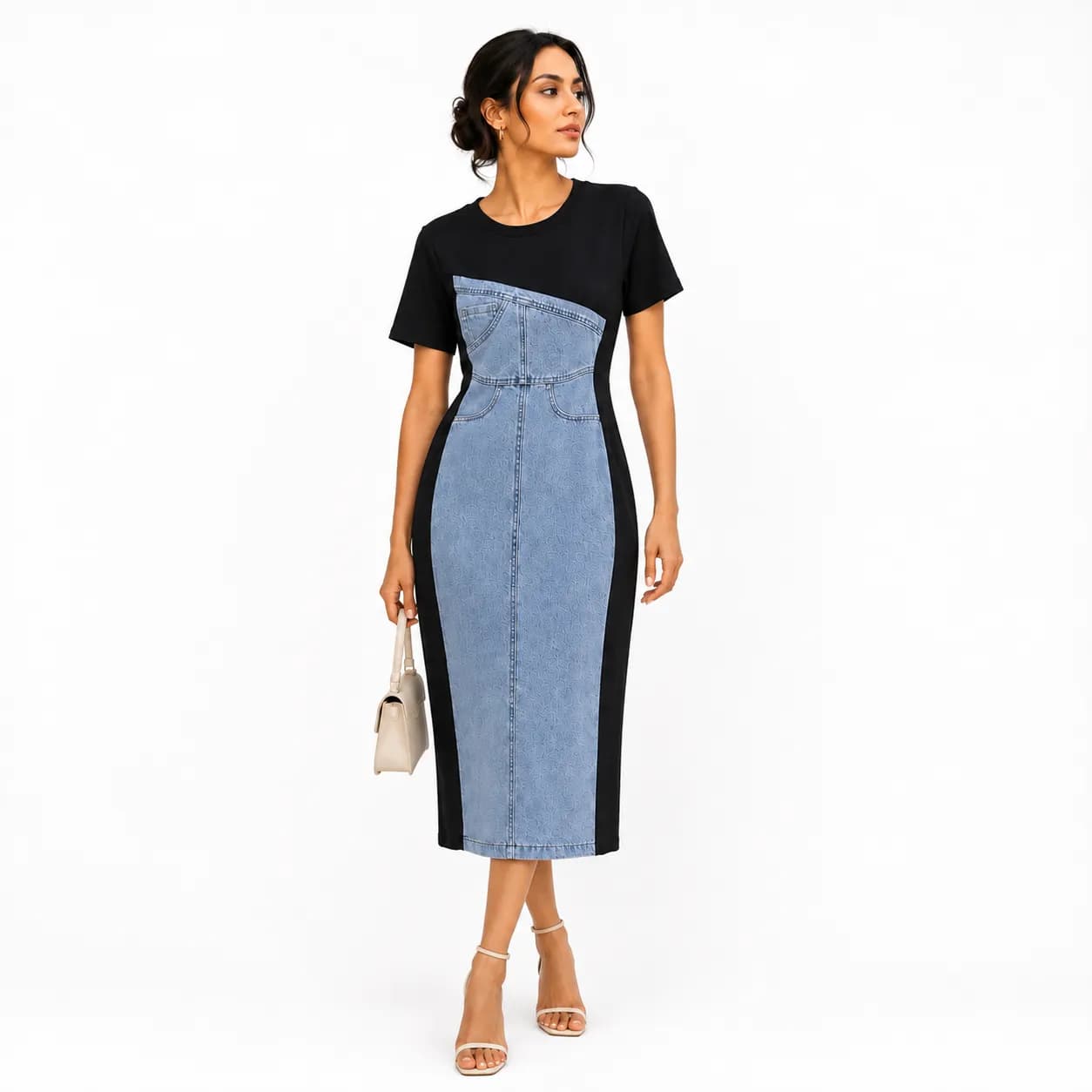 STOFFA Denim Muse Dress